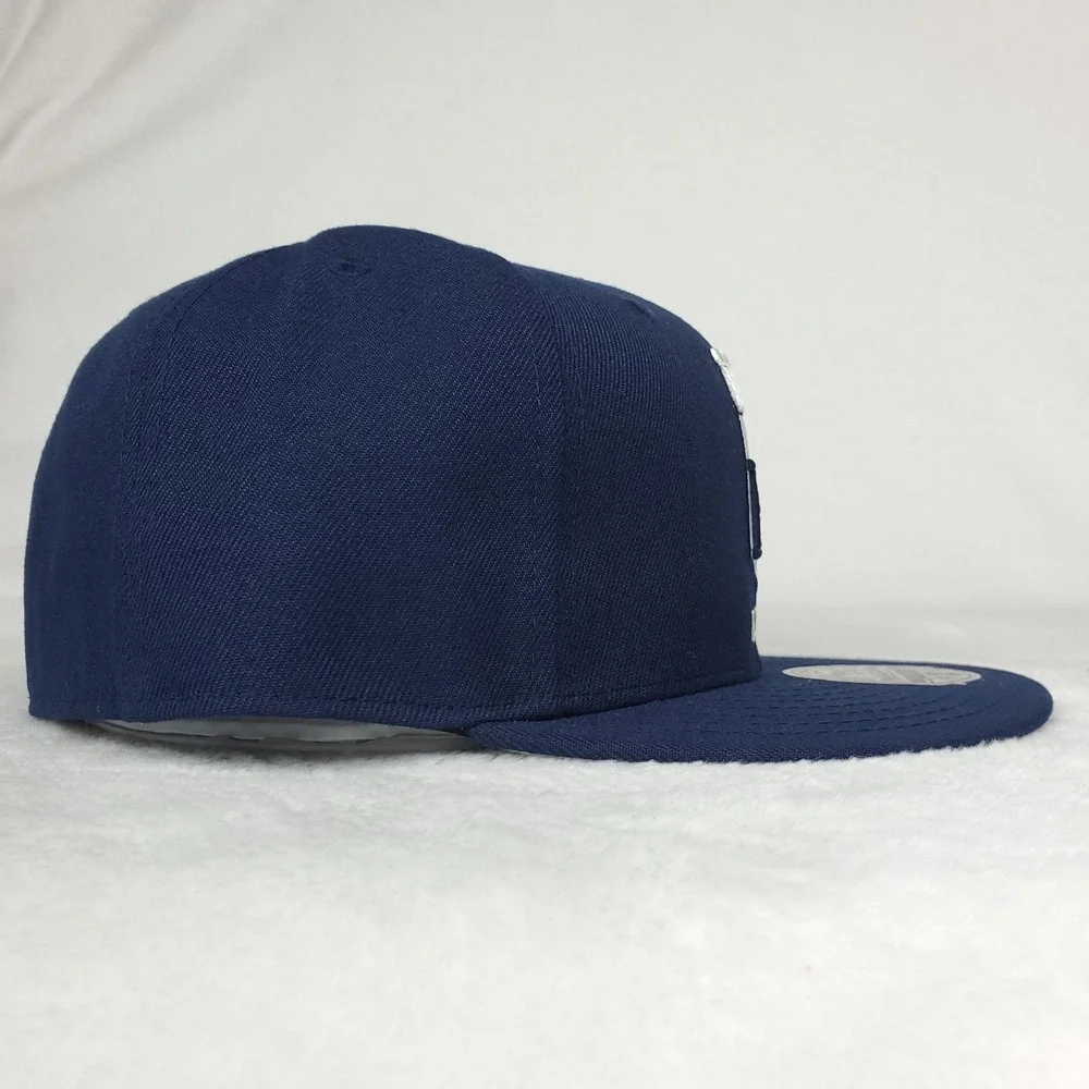 KC‎ Royals Mitchell & Ness MLB Fitted 7 3/8 Liberty Fit Hat Cap Navy NWT